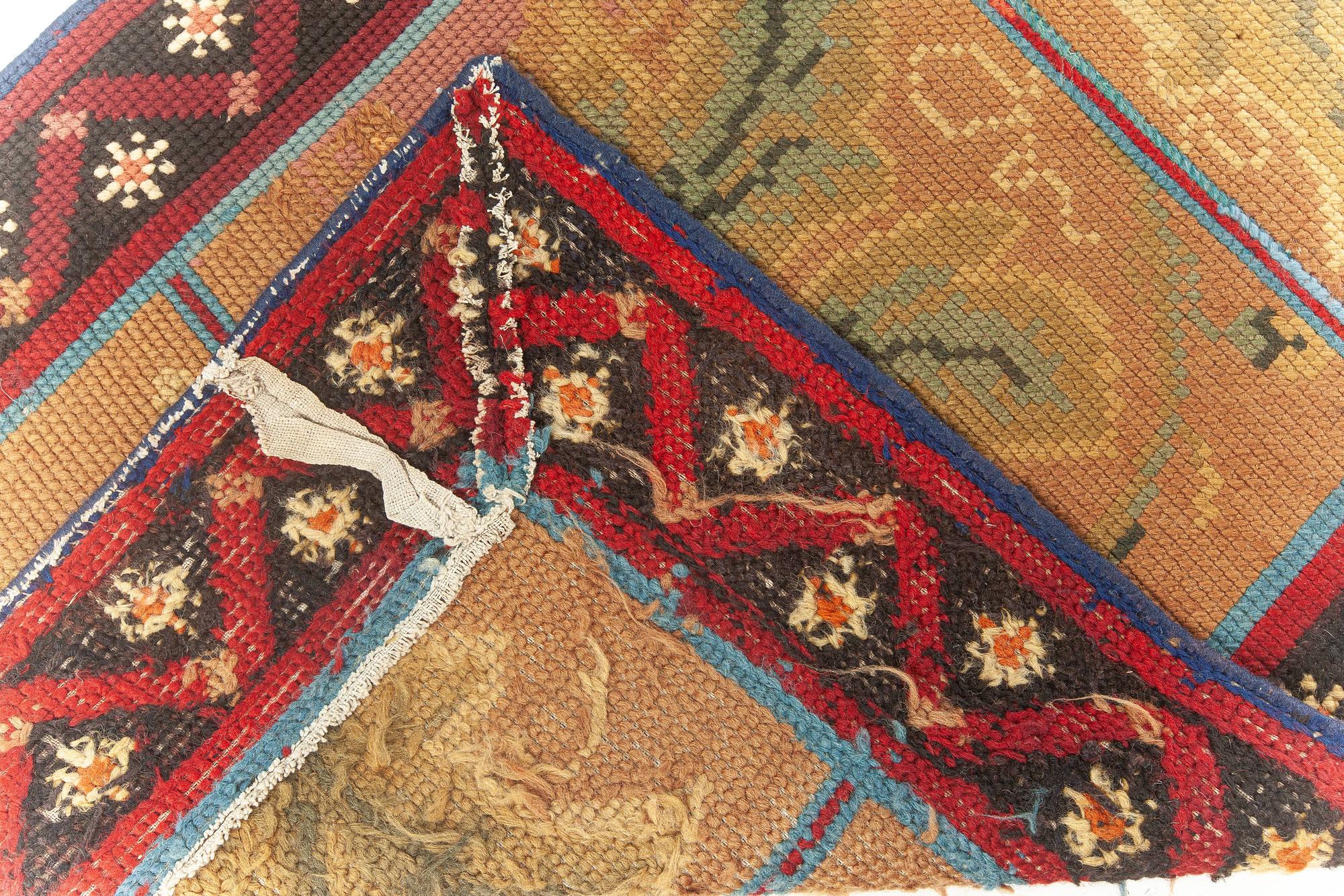 20th Century Antique Needle Point Runner For Sale