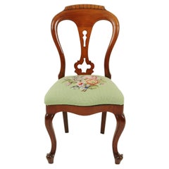 Antique Needlepoint Chair, Shabby Chic, Austria 1880, Antique Furniture, B1567