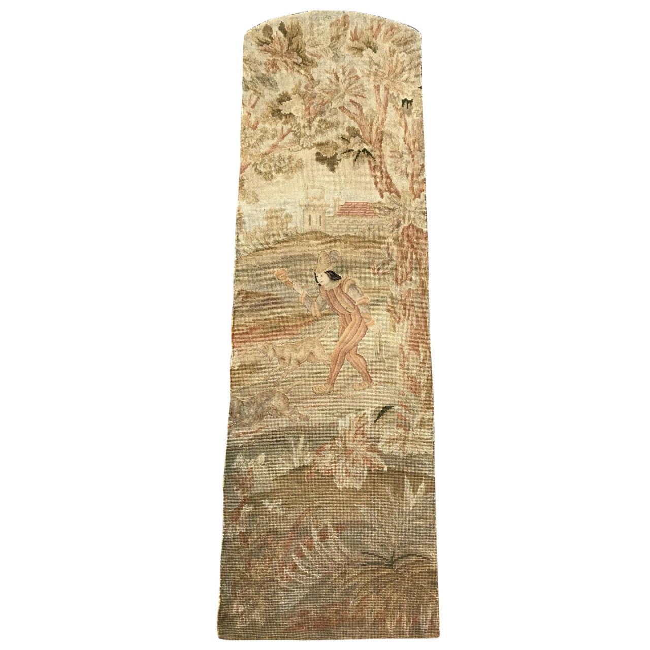 Antique Needlepoint French Tapestry For Sale at 1stdibs