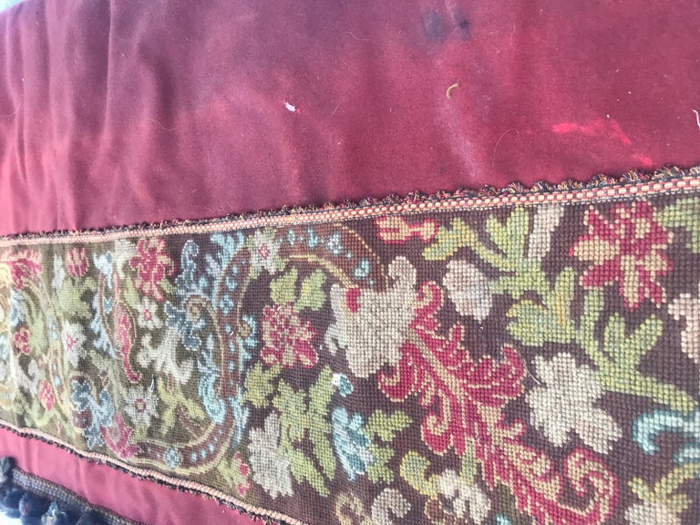 Antique Needlepoint Panel Tapestry For Sale at 1stDibs