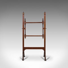 Antique Needlepoint Stretcher, English, Mahogany, Tapestry Frame, Victorian