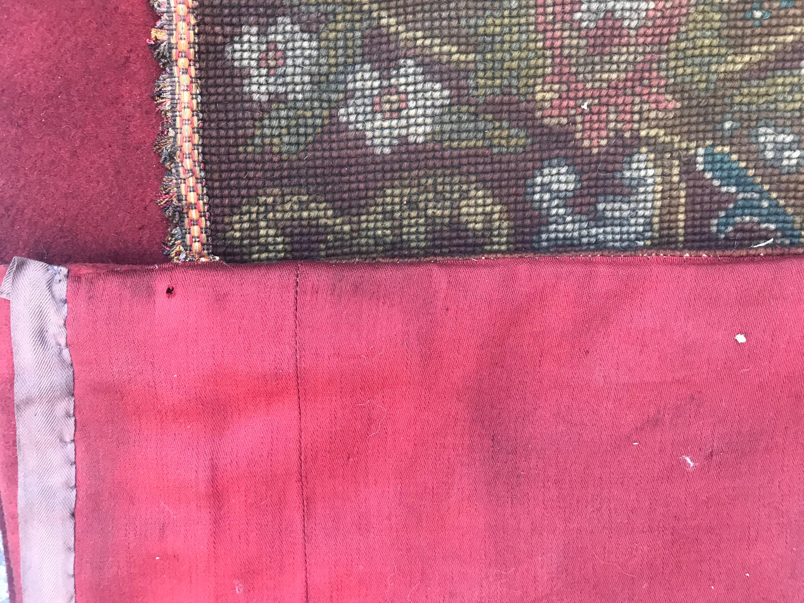 Antique Needlepoint Tapestry Panel 3