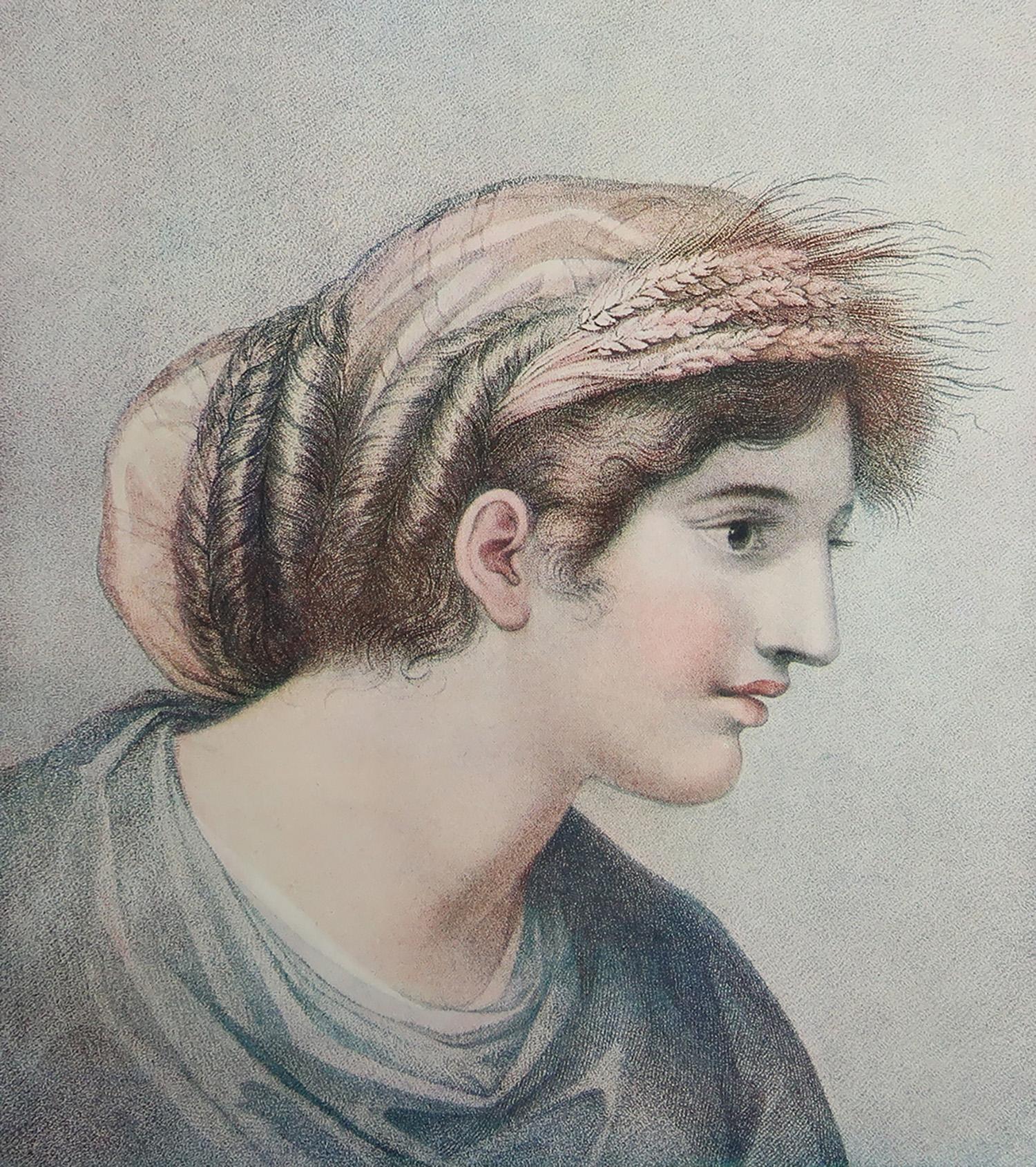 Wonderful print of an 18th Century Francesco Bartolozzi engraving after 
Bartolozzi.

Publshed by Otto Limited, London 1907

Blank verso

The measurement is the paper size

Unframed