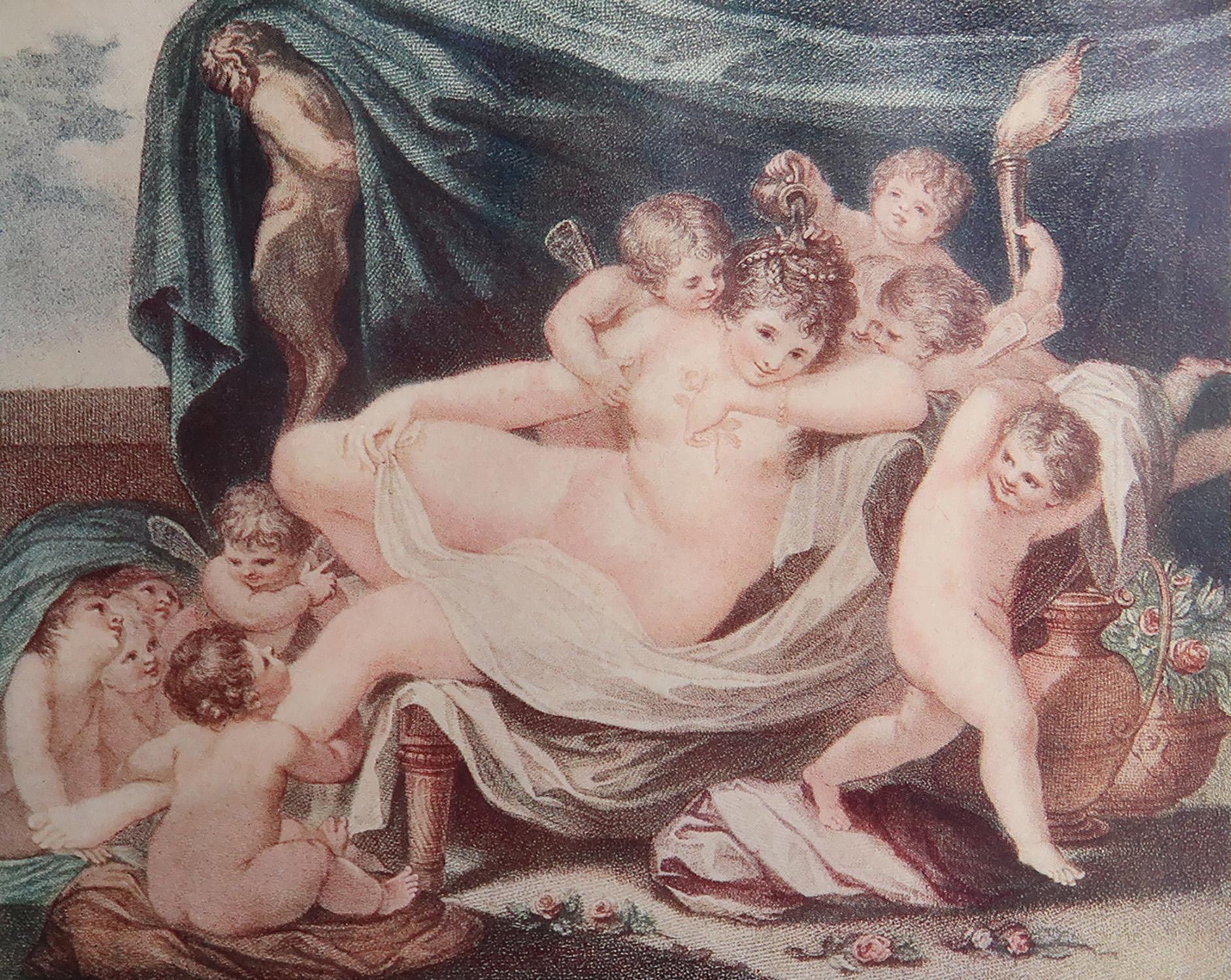 Wonderful print of an 18th Century Francesco Bartolozzi engraving after 
Bartolozzi.

Publshed by Otto Limited, London 1907

Blank verso

The measurement is the paper size

Unframed