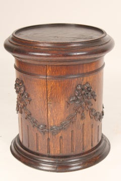Antique Neo Classical Style Cylinder Table