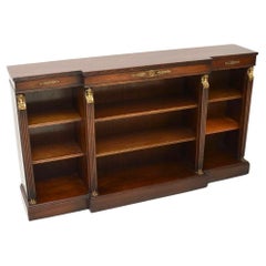 Antique Neo Classical Style Open Bookcase
