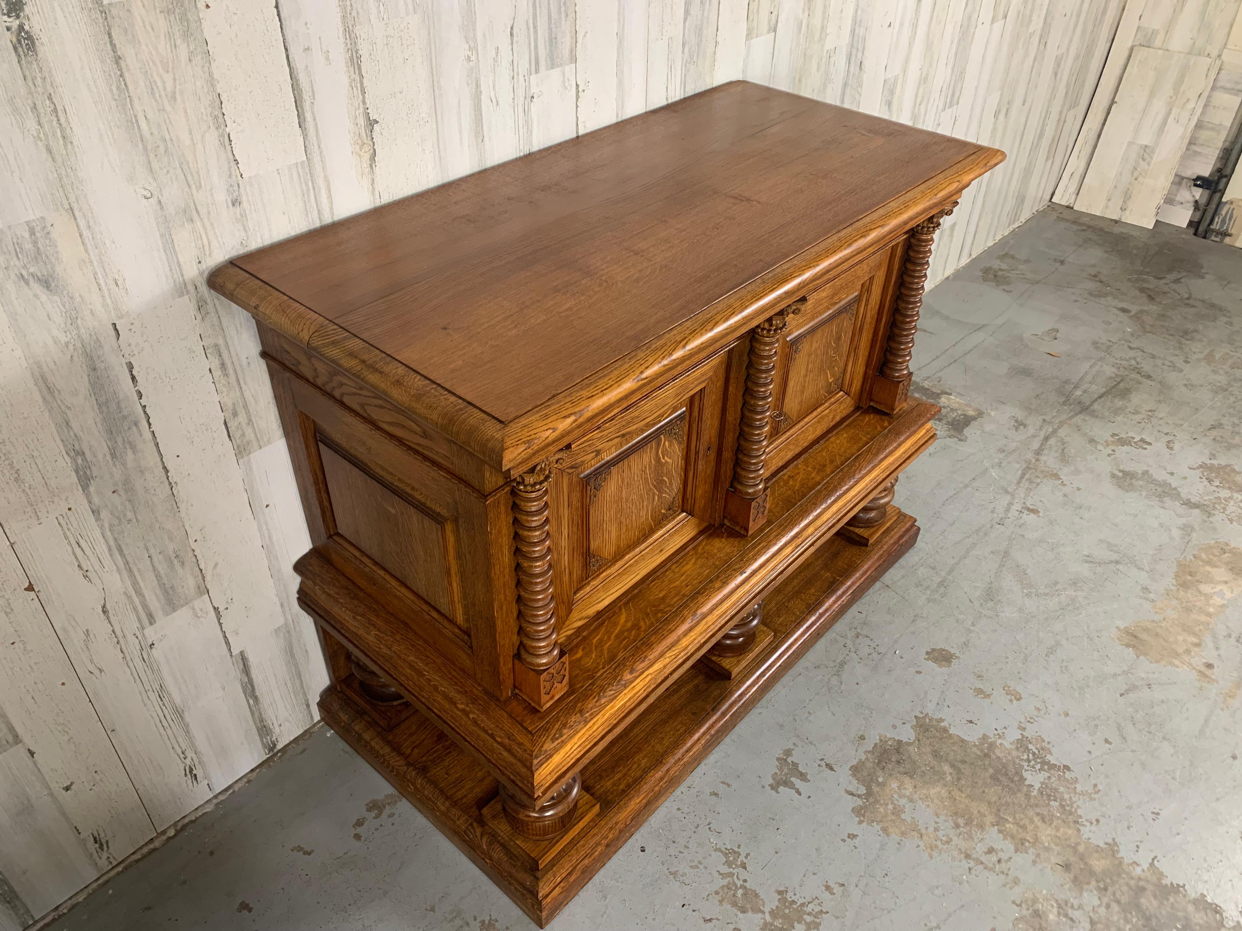Antique Neo Classicial Petit Buffet For Sale 6