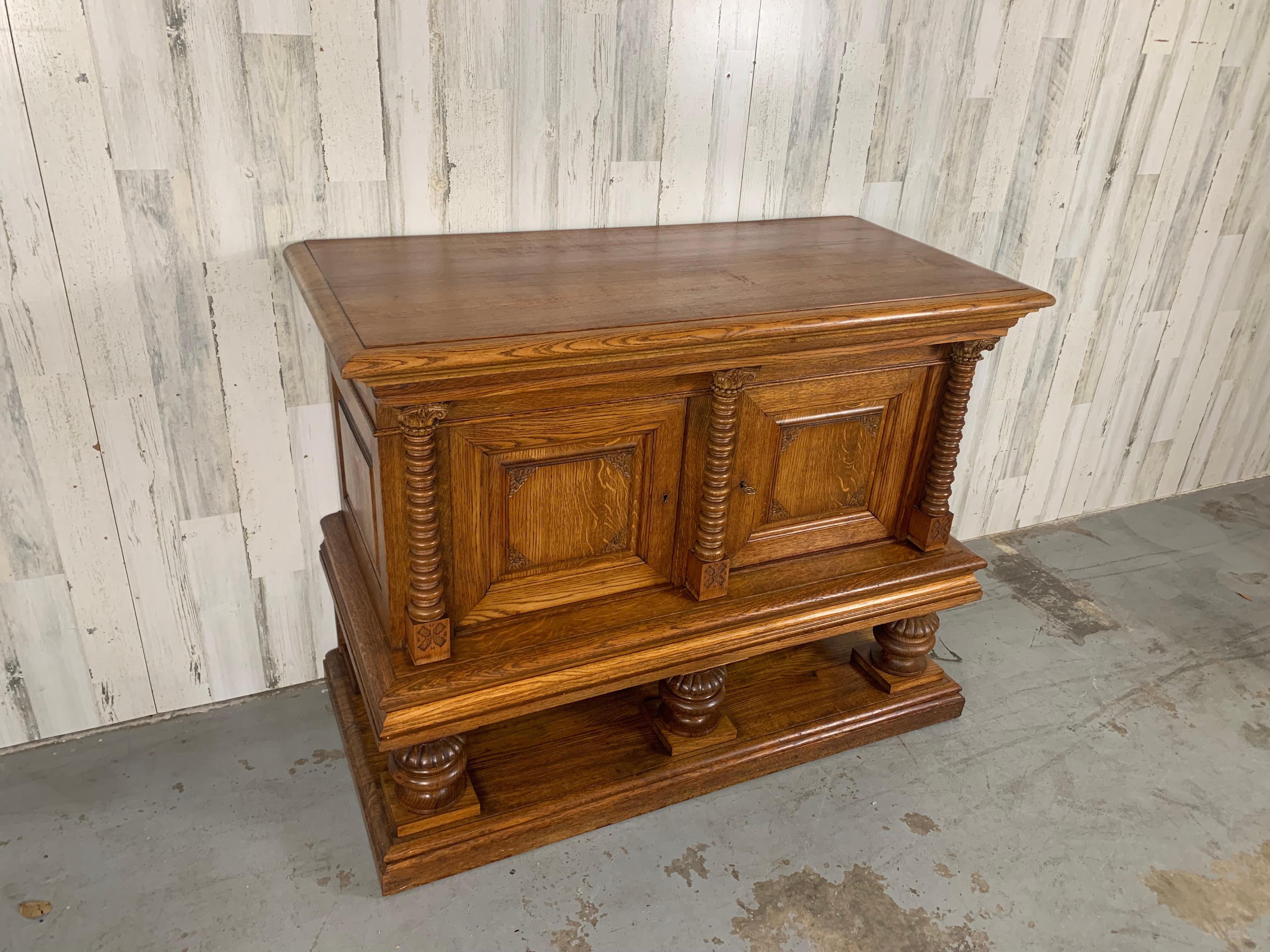 French Antique Neo Classicial Petit Buffet For Sale