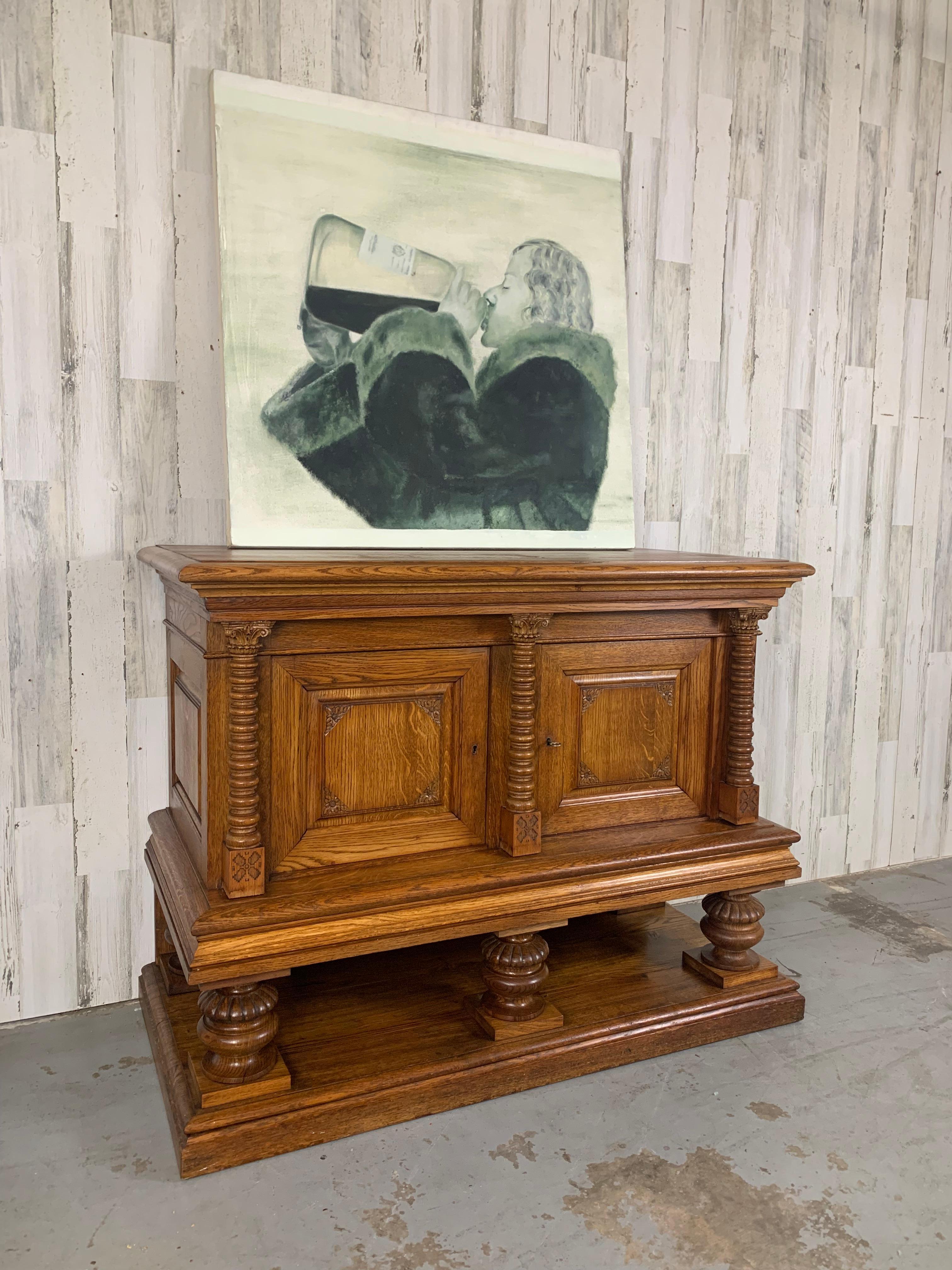 20th Century Antique Neo Classicial Petit Buffet For Sale