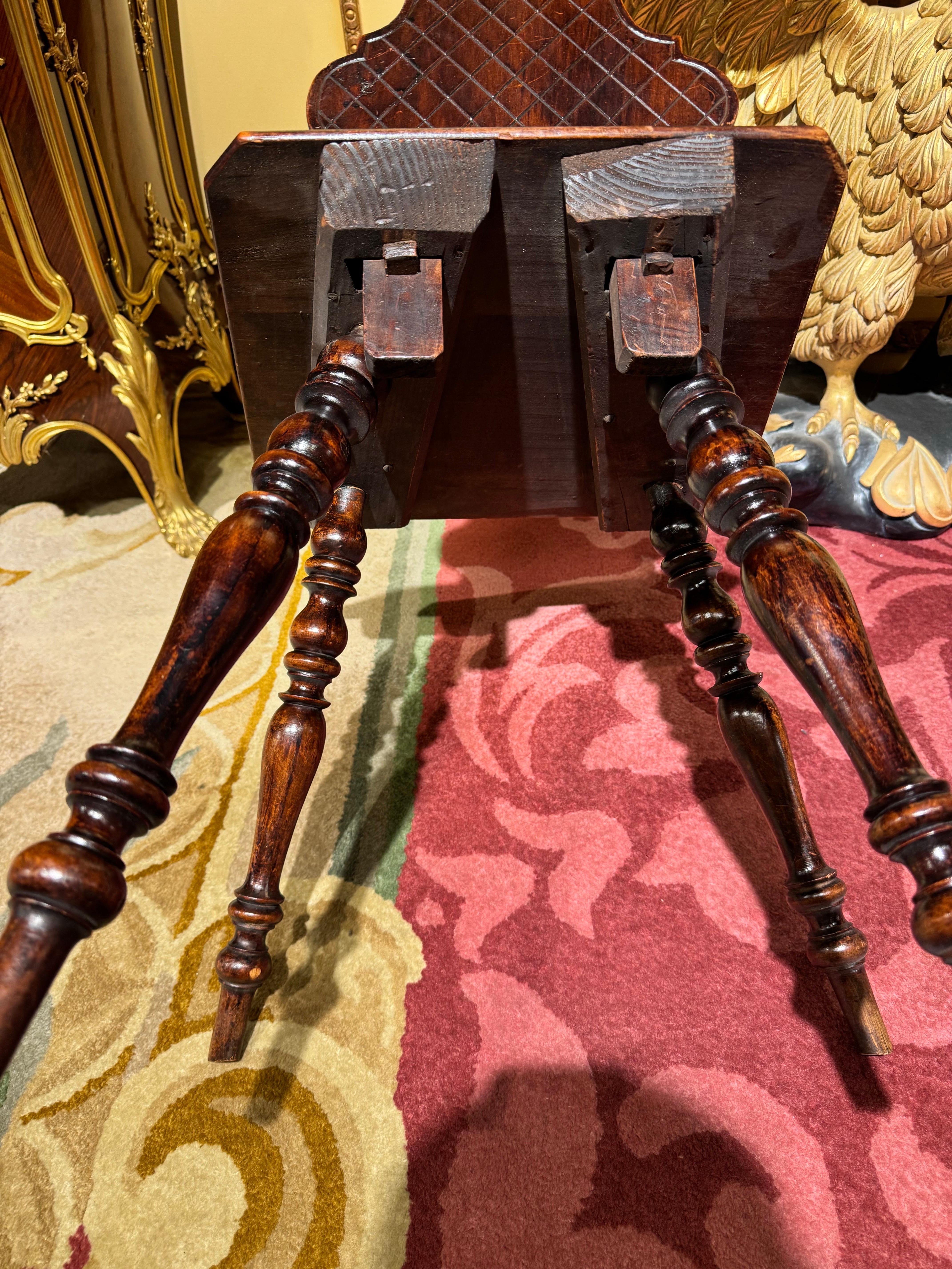 Antiker neorenaissance-Karton-Stuhl, Historicismus 1870, Eiche #2, Eichenholz im Zustand „Gut“ im Angebot in Berlin, DE