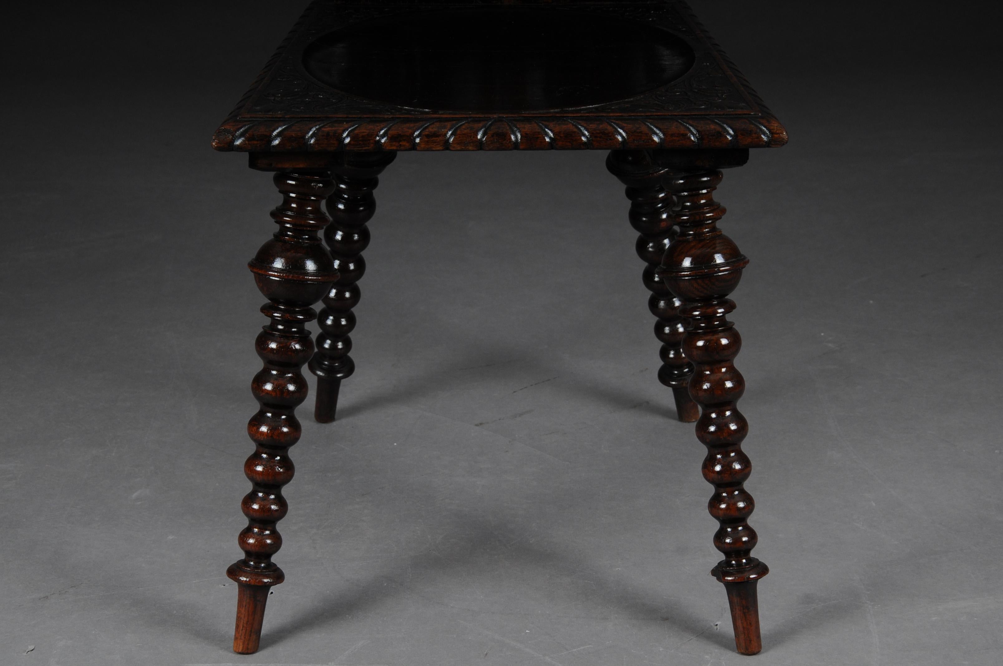 Silla de Tablero Antigua Neo Renacentista Historicismo circa 1870, Roble A en Bueno Estado en Berlin, DE