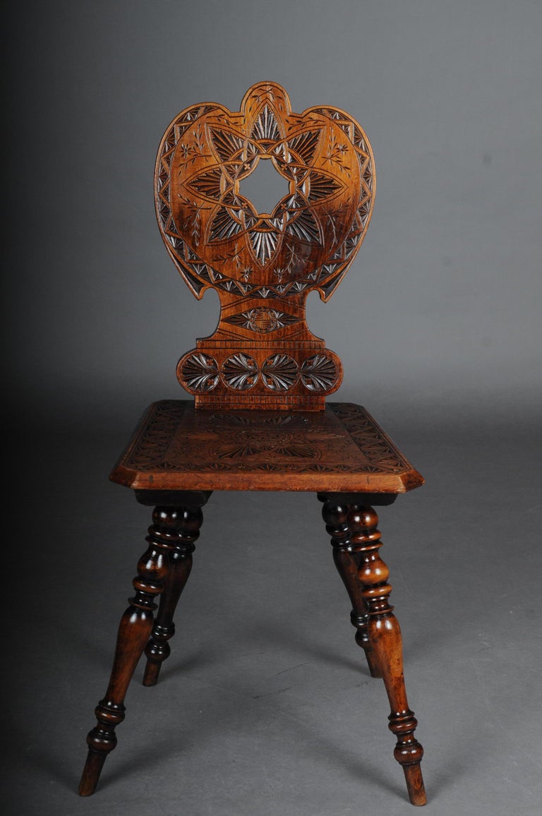 Antique Neo Renaissance Board Chair Historicism circa 1870, Oak E For ...