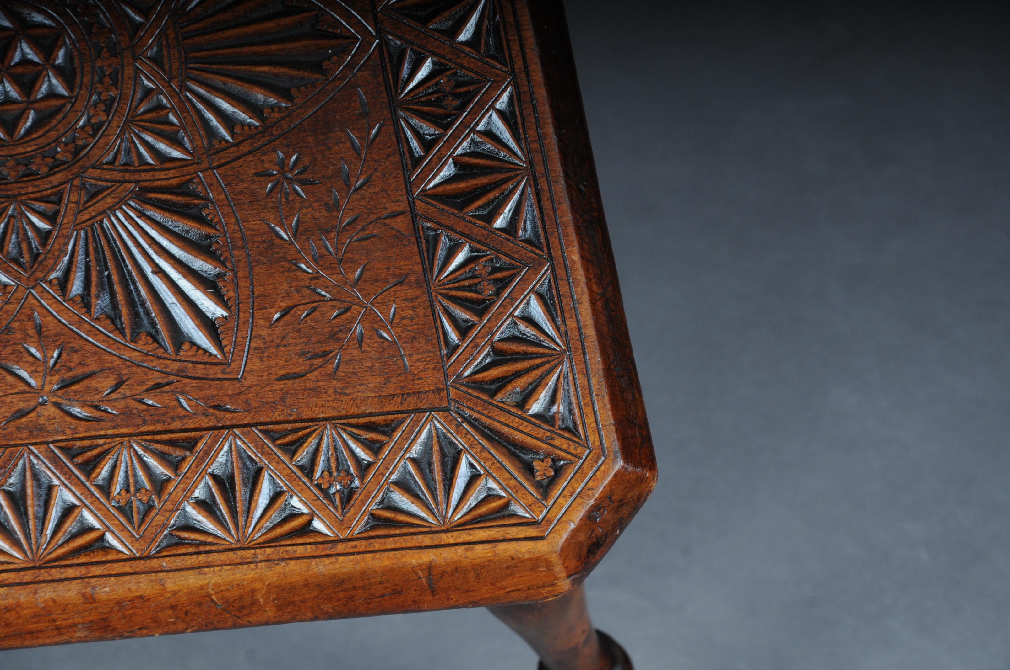 Antique chaise de conseil Neo Renaissance Historicisme circa 1870:: Chêne E en vente 2