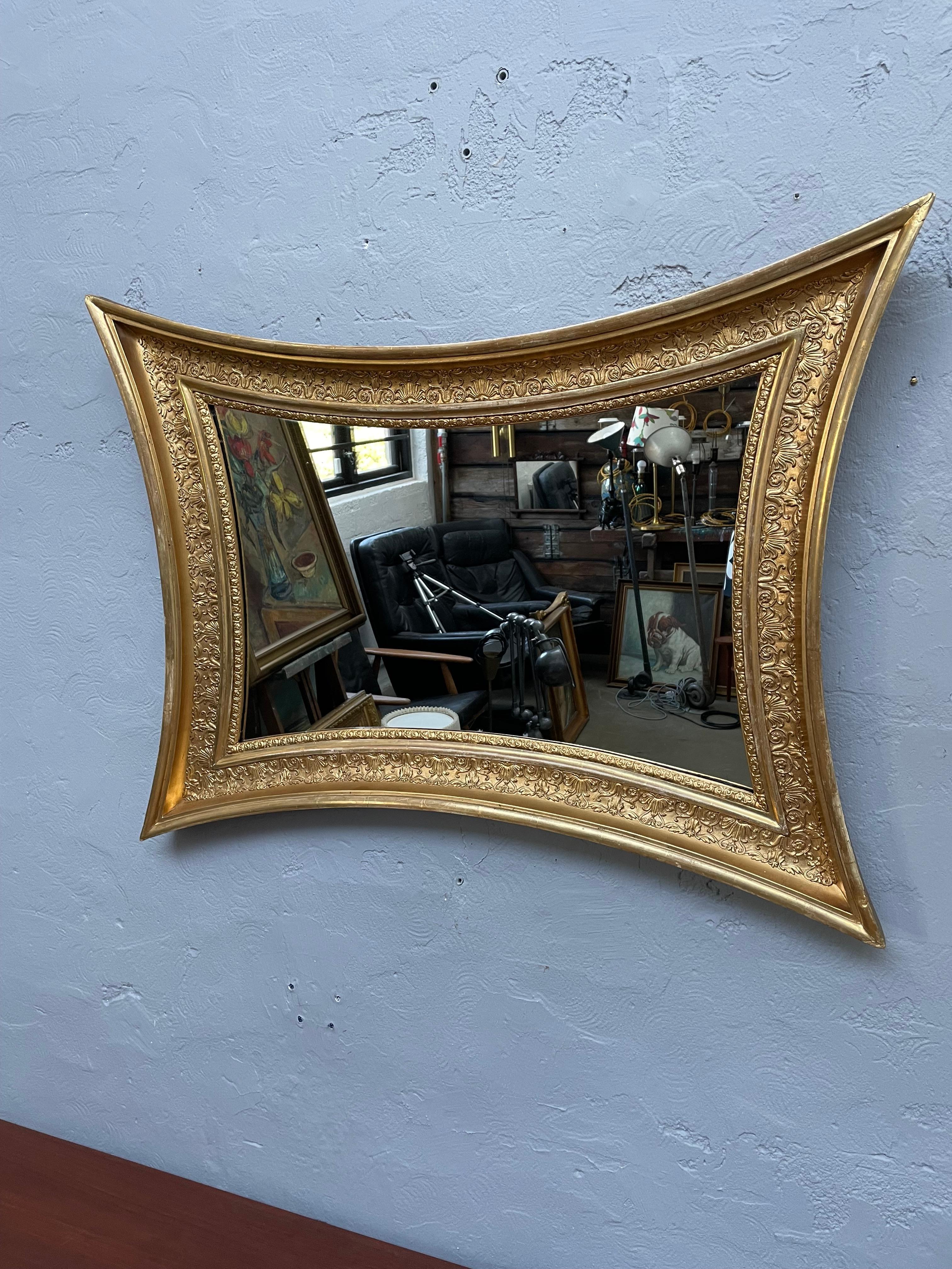 Baroque Antique Neo Roccoco Wall Mirror from the 18th Century For Sale