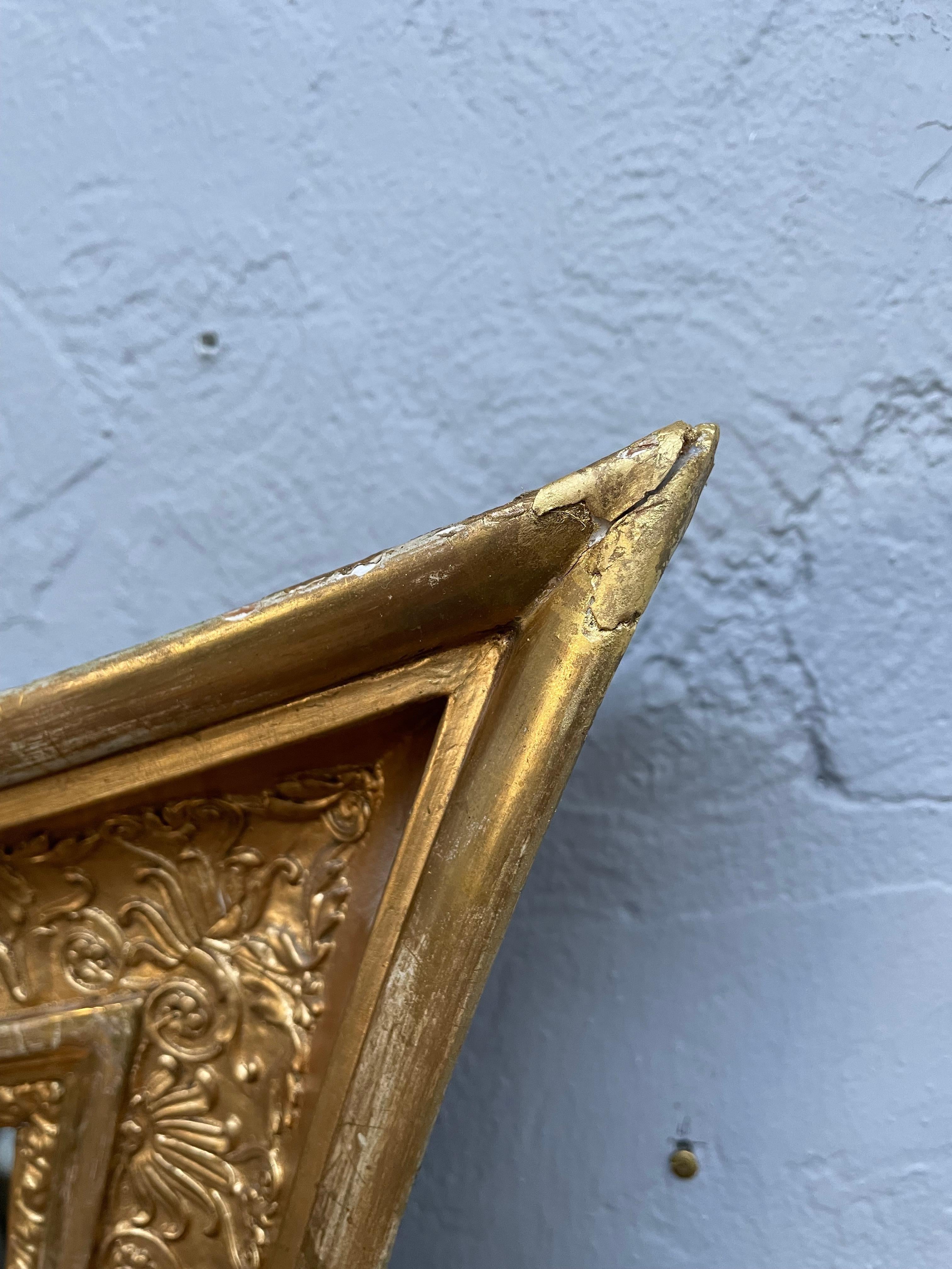 Antique Neo Roccoco Wall Mirror from the 18th Century In Good Condition For Sale In Søborg, DK