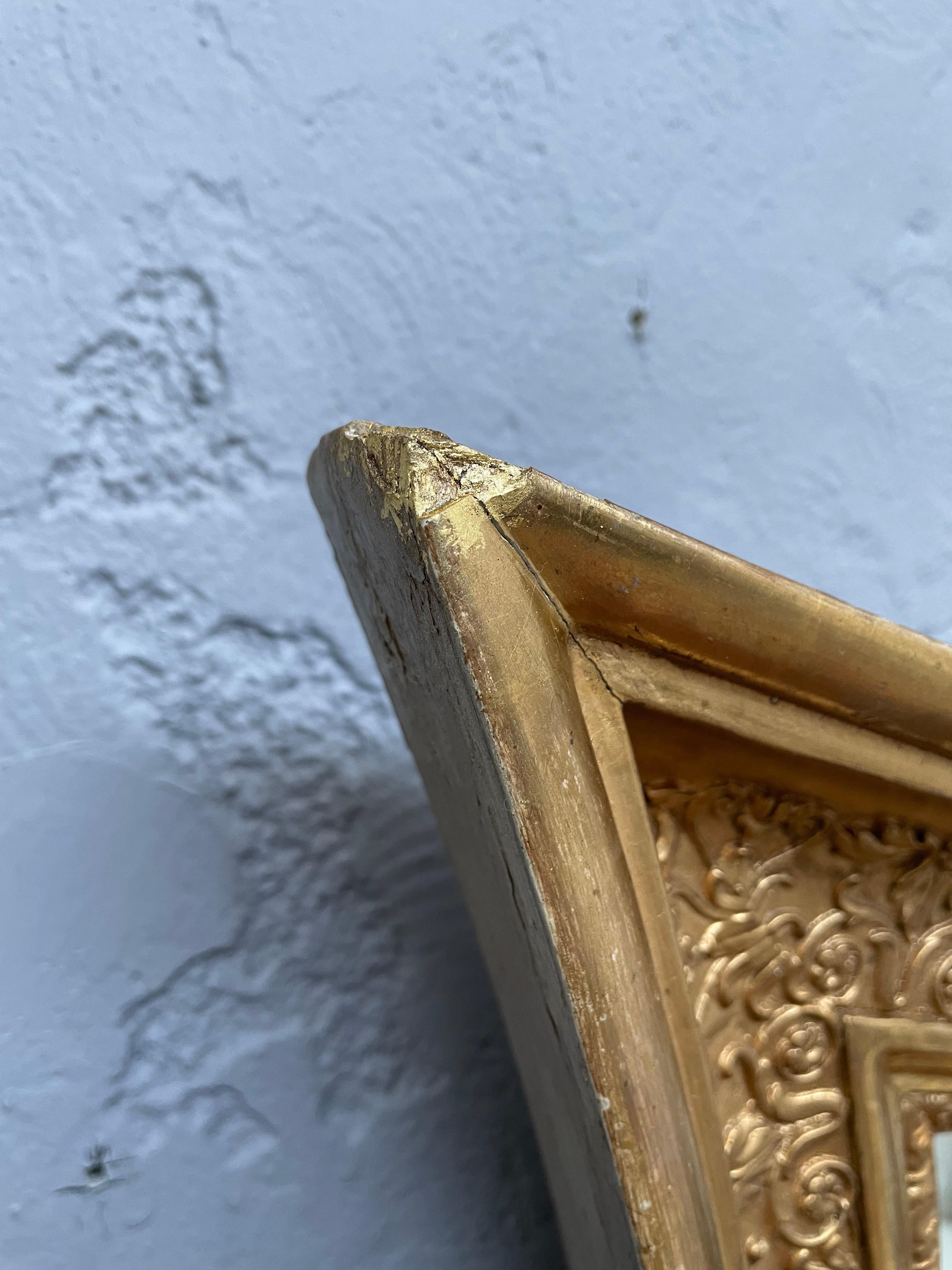 18th Century and Earlier Antique Neo Roccoco Wall Mirror from the 18th Century For Sale