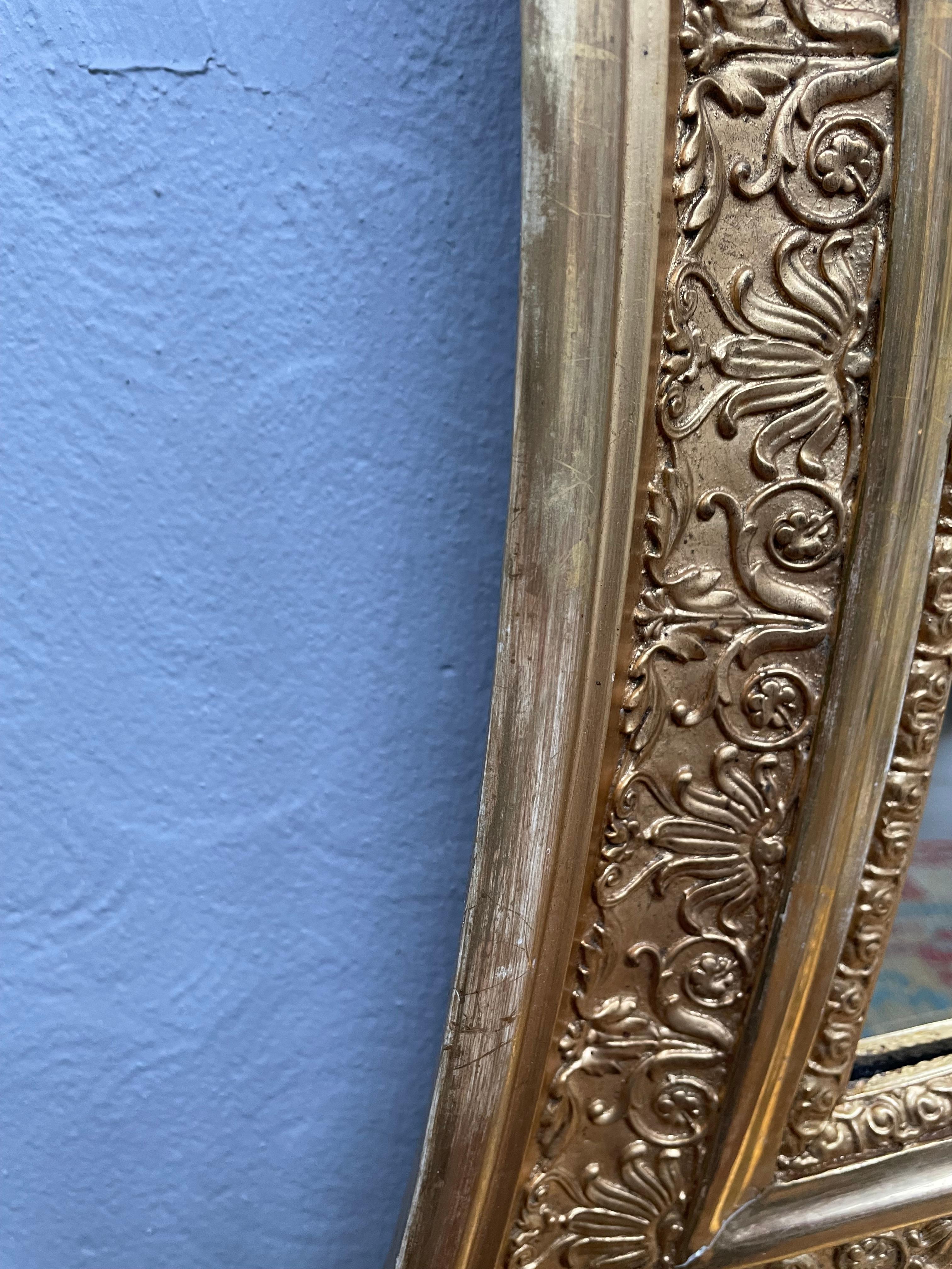 Antique Neo Roccoco Wall Mirror from the 18th Century For Sale 1