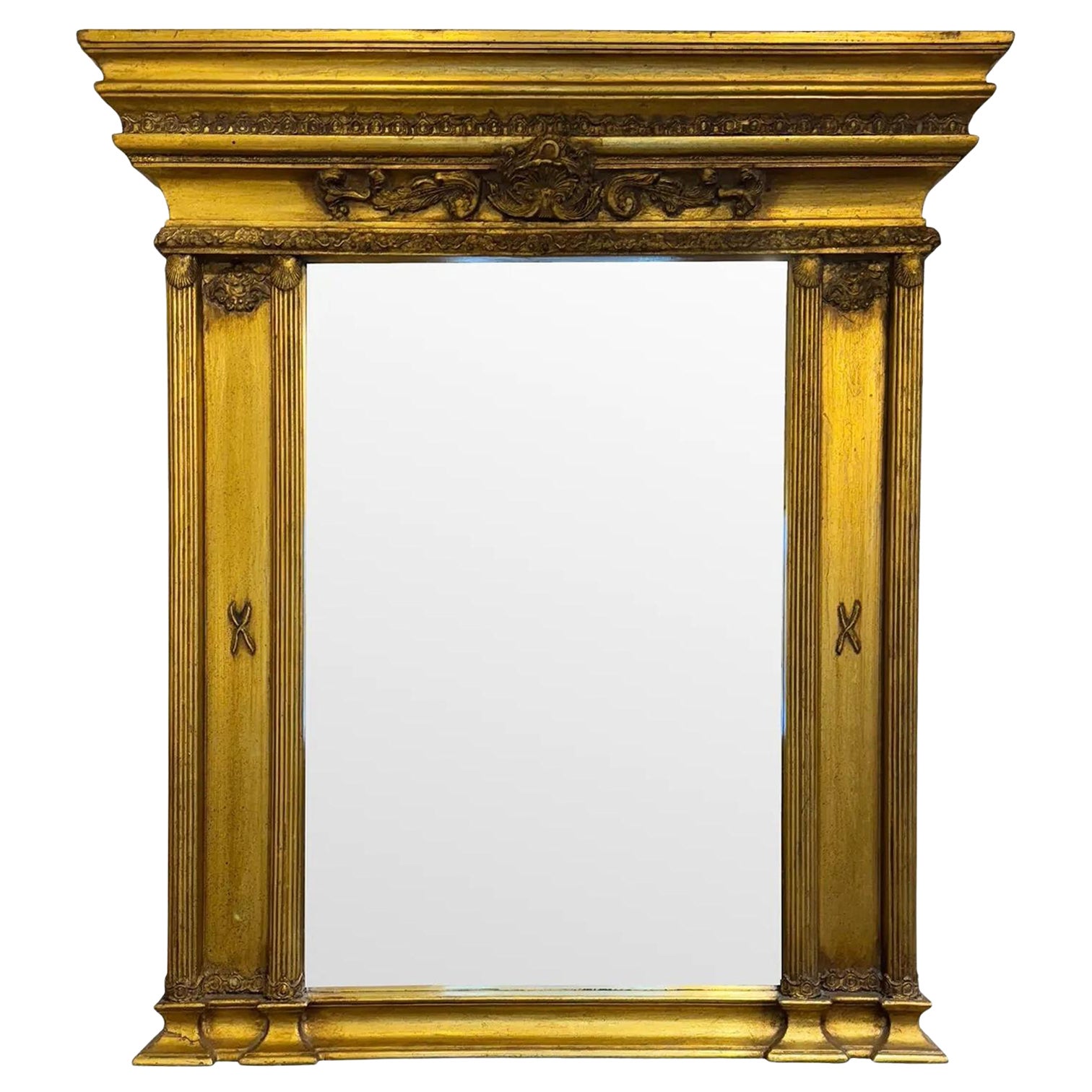Antique Neoclassic French Mirror en venta