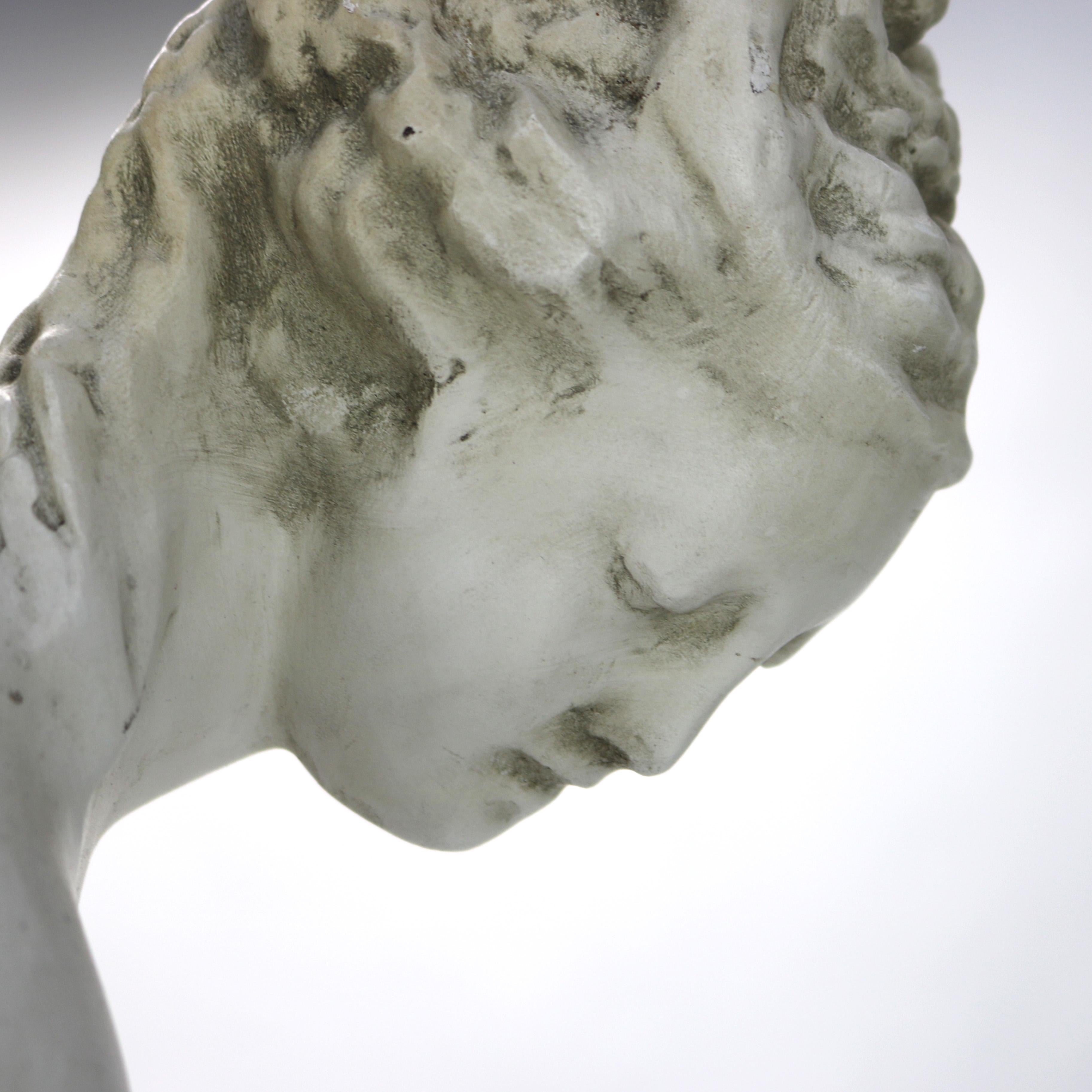 ***Reduced In-House Delivery Rates - Click on “Ask Seller” to Request a Quote***Antique Neoclassical 34” Plaster Sculpture of A Nude Woman C1920

Measures - 34