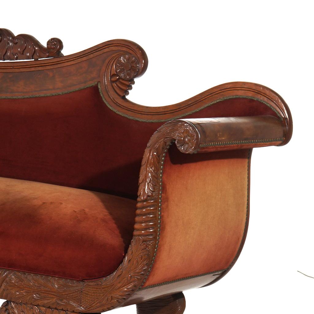 early american couch