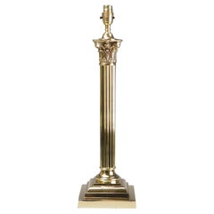 Antique Neoclassical Corinthian Table Lamp