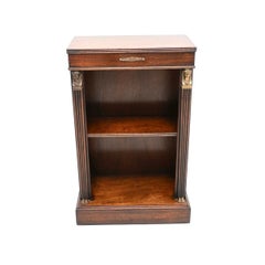 Antica libreria a giorno neoclassica in stile impero