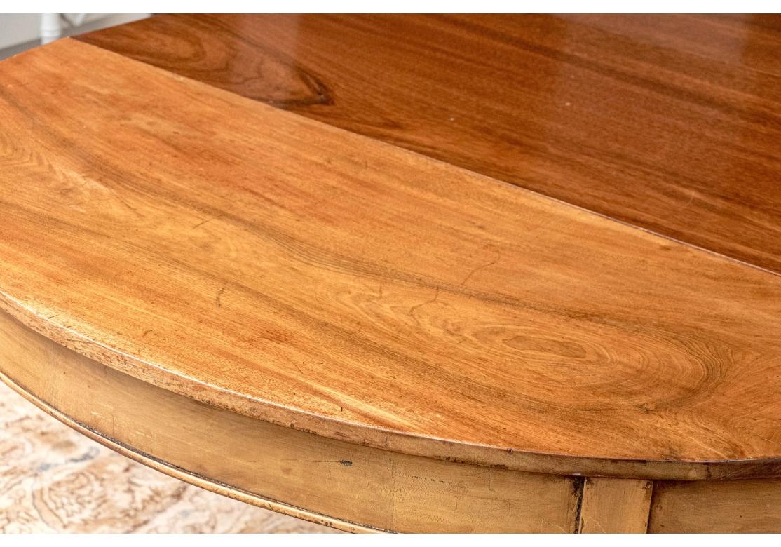 Antique Neoclassical Mahogany Extendable Dining Table for Restoration For Sale 11