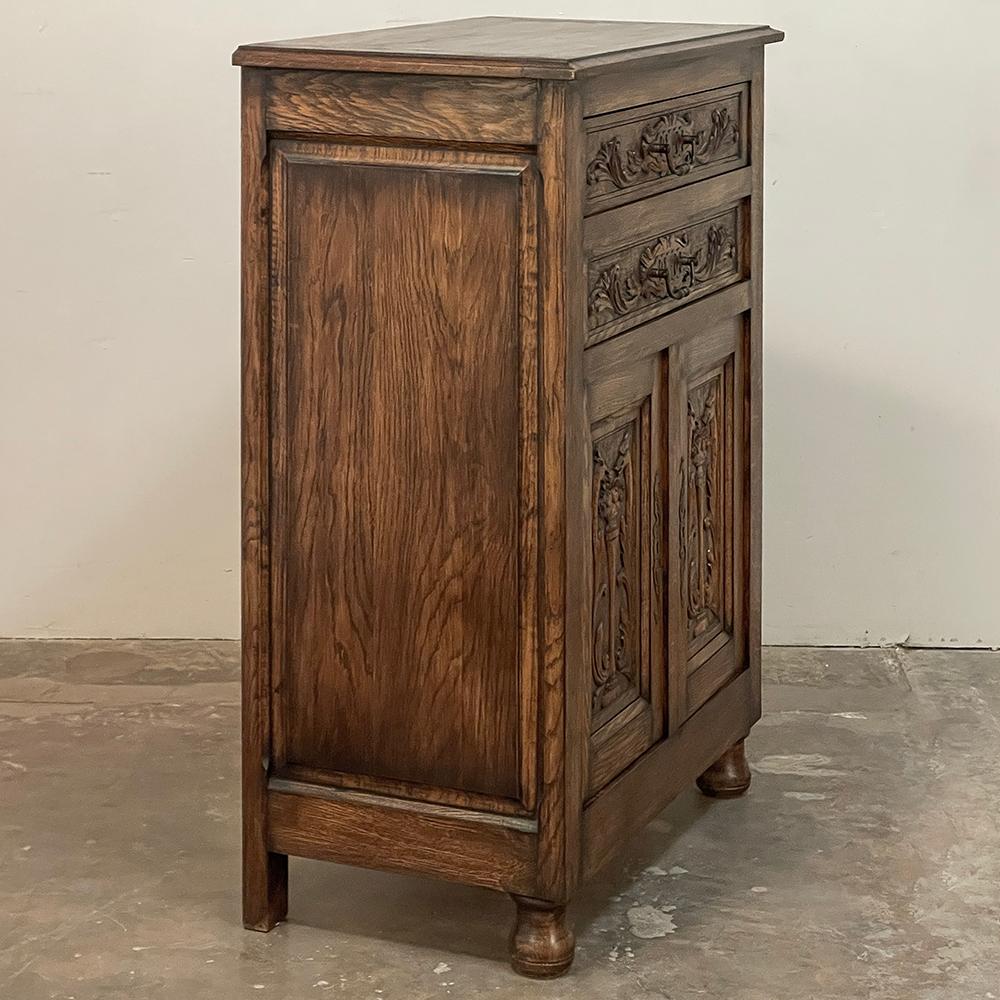 Antique Neoclassical Music Cabinet, Office Cabinet For Sale 2