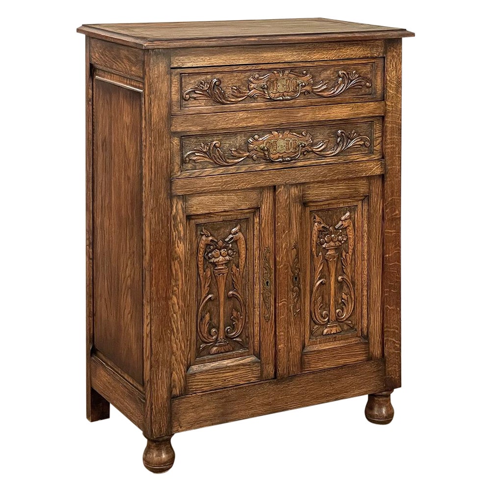 Cabinet à musique néoclassique ancien ~ Cabinet de bureau