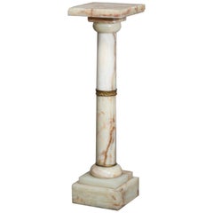 Antique Neoclassical Onyx and Ormolu Sculpture Pedestal, Circa 1890