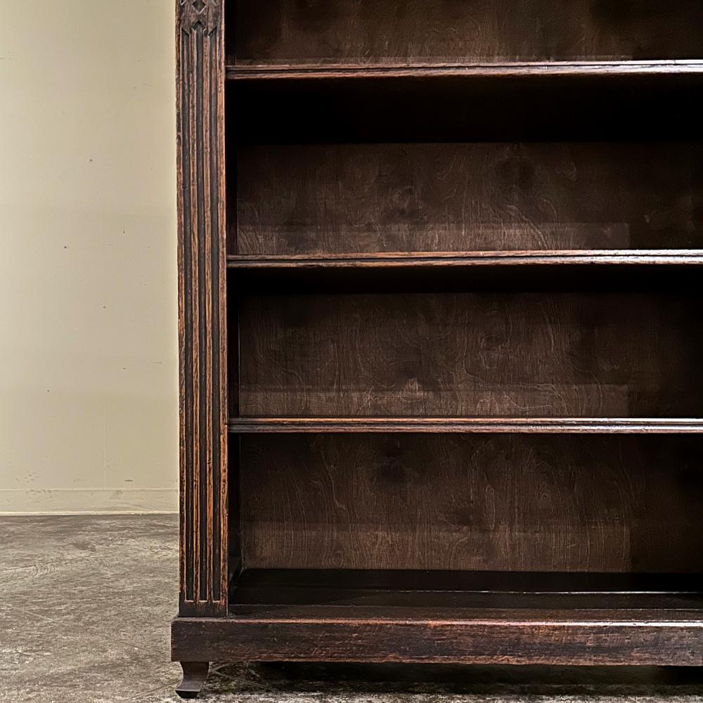 Librería abierta neoclásica antigua Hecho a mano en venta