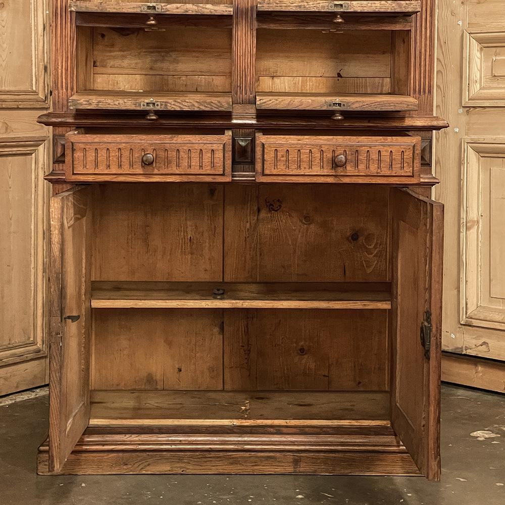 20th Century Antique Neoclassical Pharmacy File Cabinet  For Sale