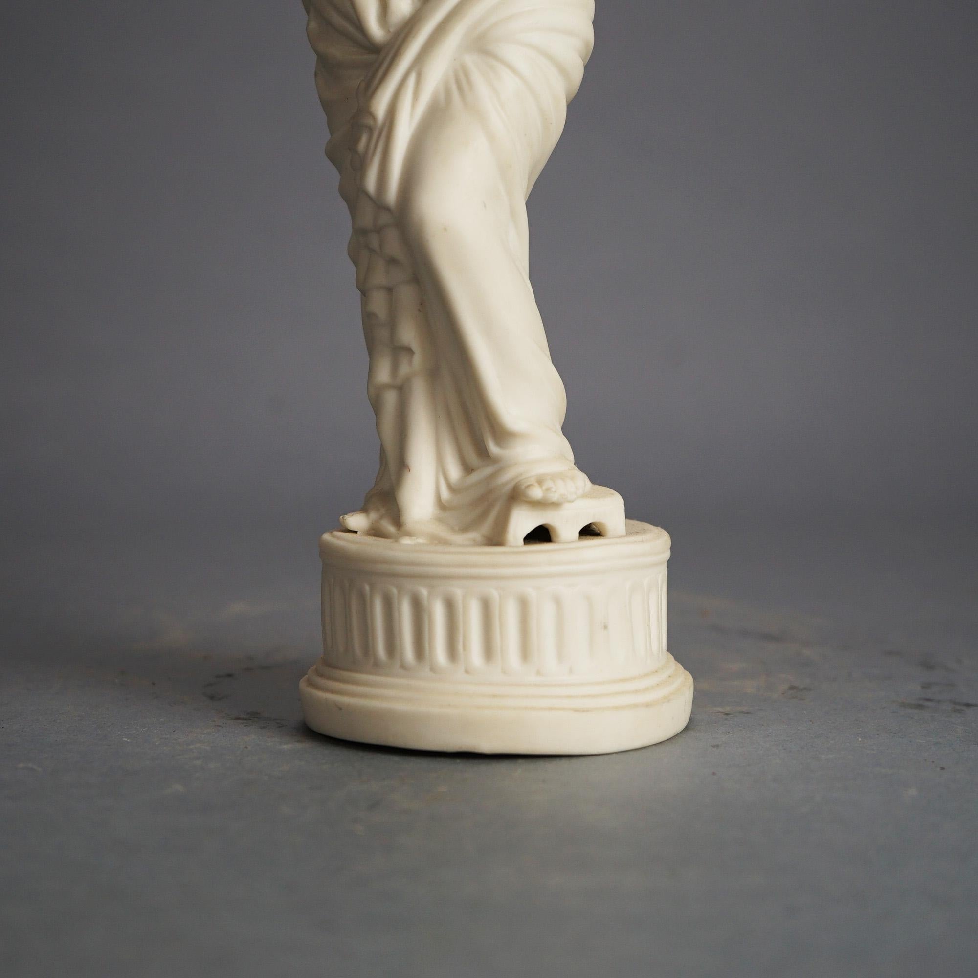 Antique Neoclassical Porcelain Figure Nude Classical Woman And antique-neoclassical-porcelain-figure-nude-classical-woman-and