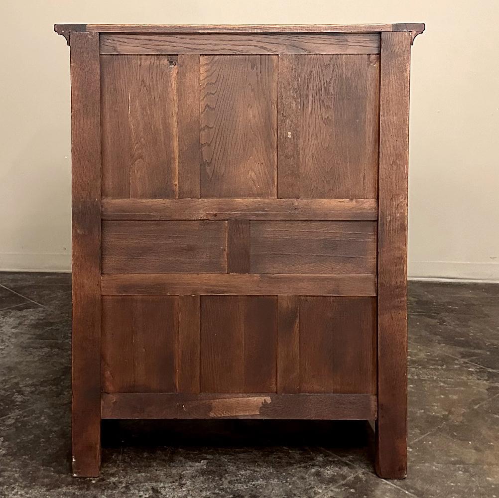 Antique Neoclassical Revival Raised Cabinet ~ Dry Bar For Sale 12