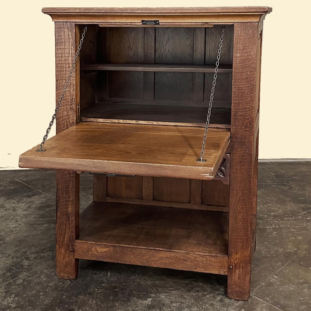 Antique Neoclassical Revival Raised Cabinet ~ Dry Bar For Sale 2