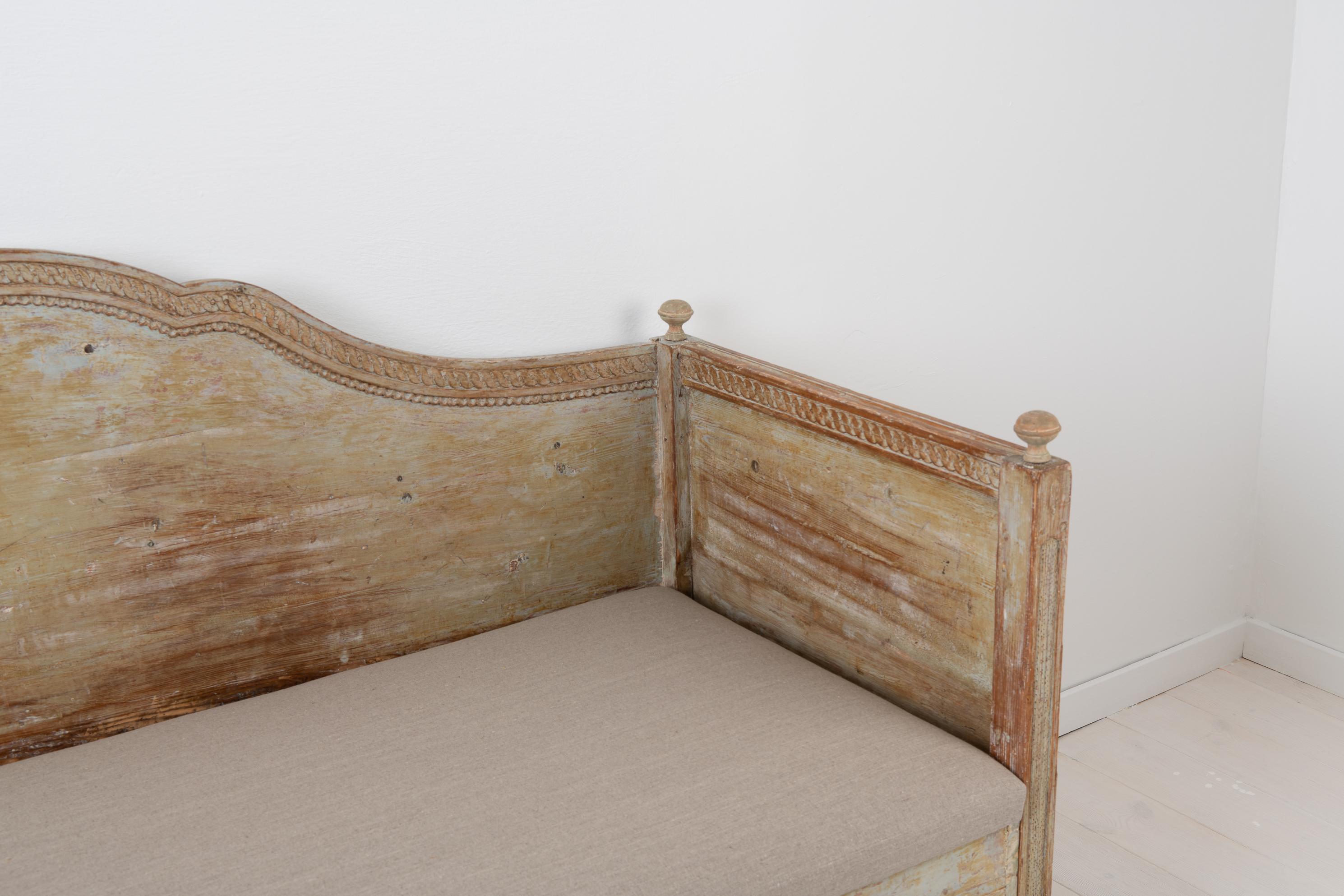 Antique Neoclassical Sofa from Northern Sweden 5