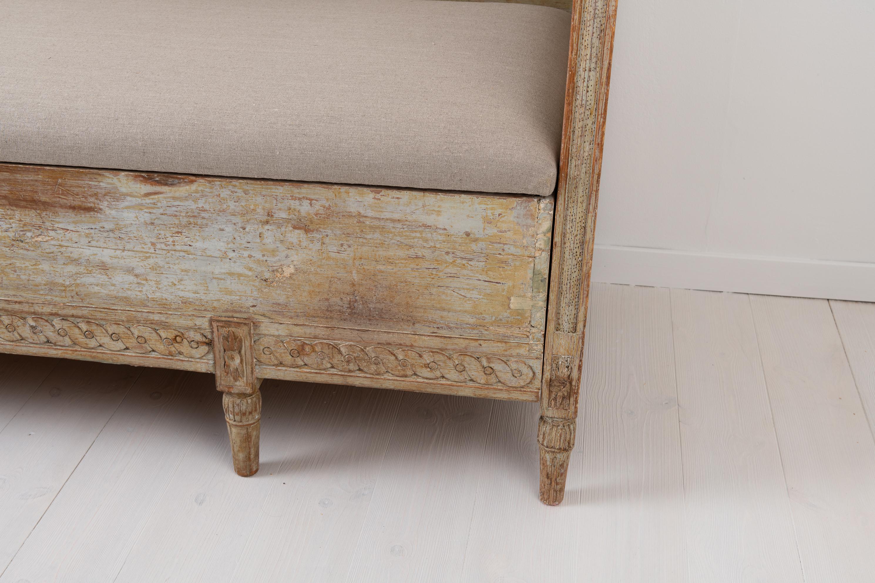 Antique Neoclassical Sofa from Northern Sweden 8