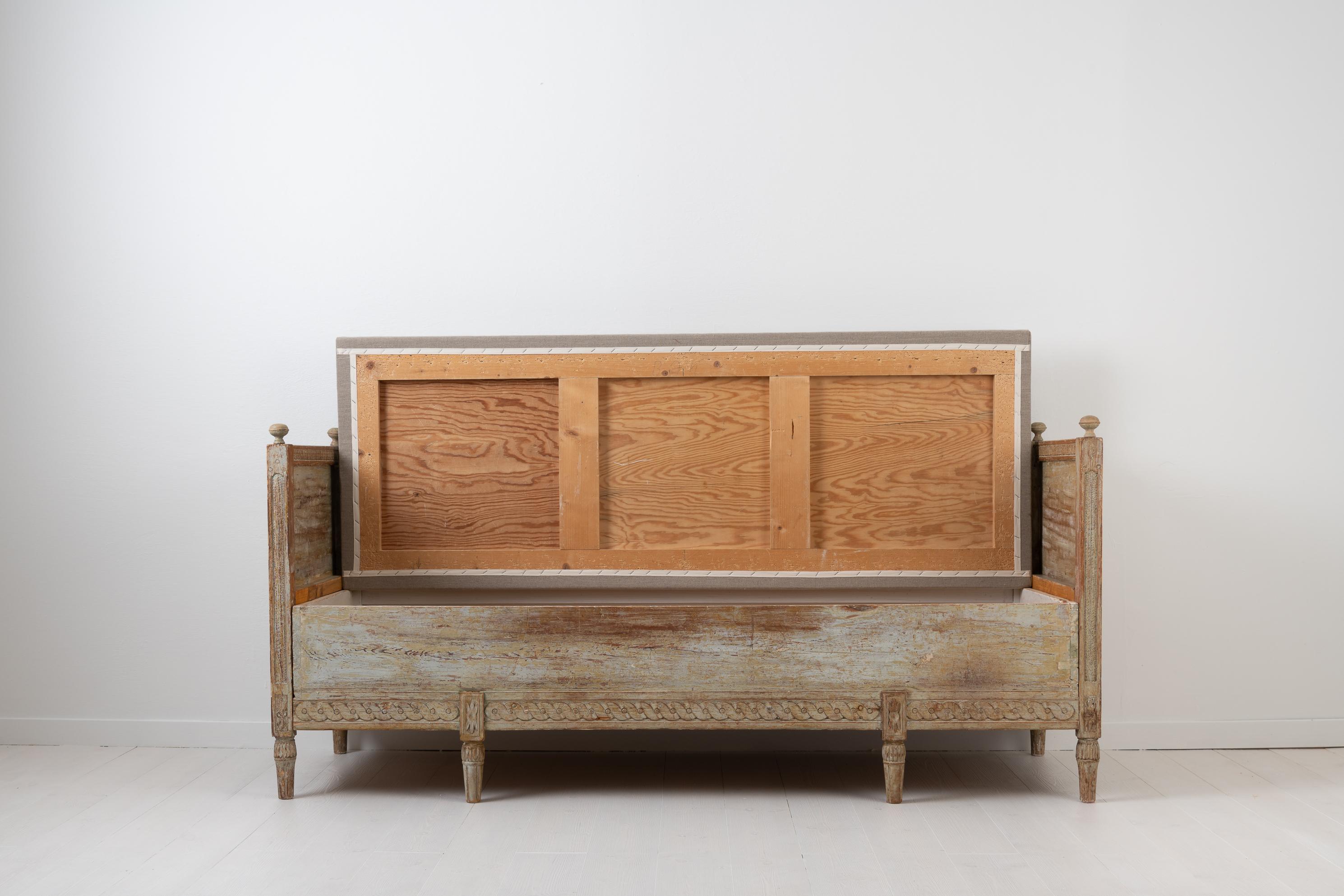Swedish Antique Neoclassical Sofa from Northern Sweden