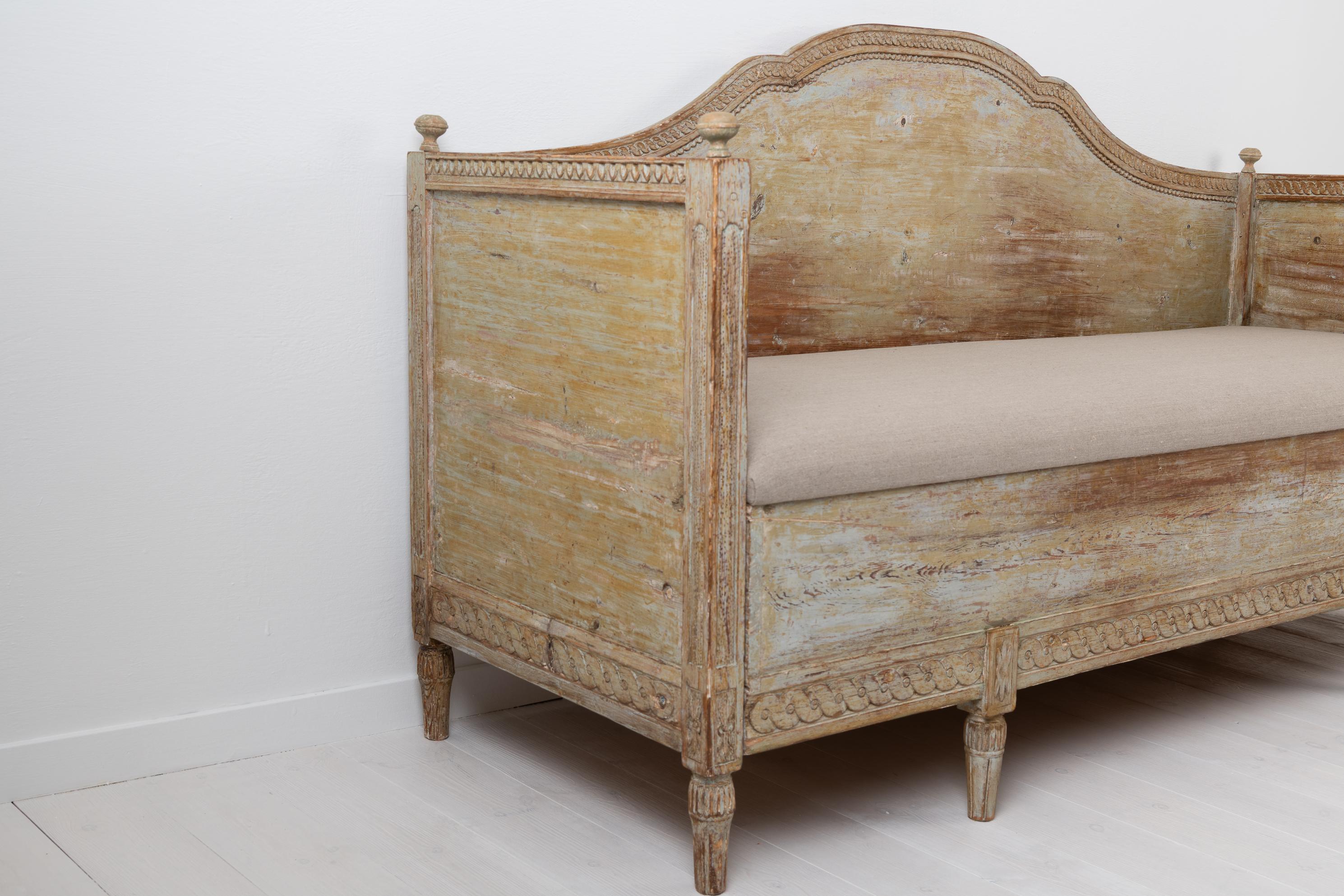 Antique Neoclassical Sofa from Northern Sweden 1