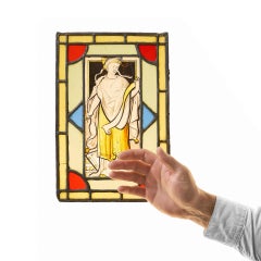 Vitrail néoclassique ancien