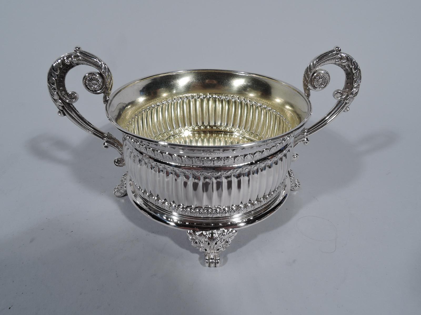 19th Century Antique Neoclassical Sterling Silver Creamer and Sugar by Tiffany