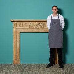 Antike neoklassischen Stil geschnitzt Kiefer Feuer Surround