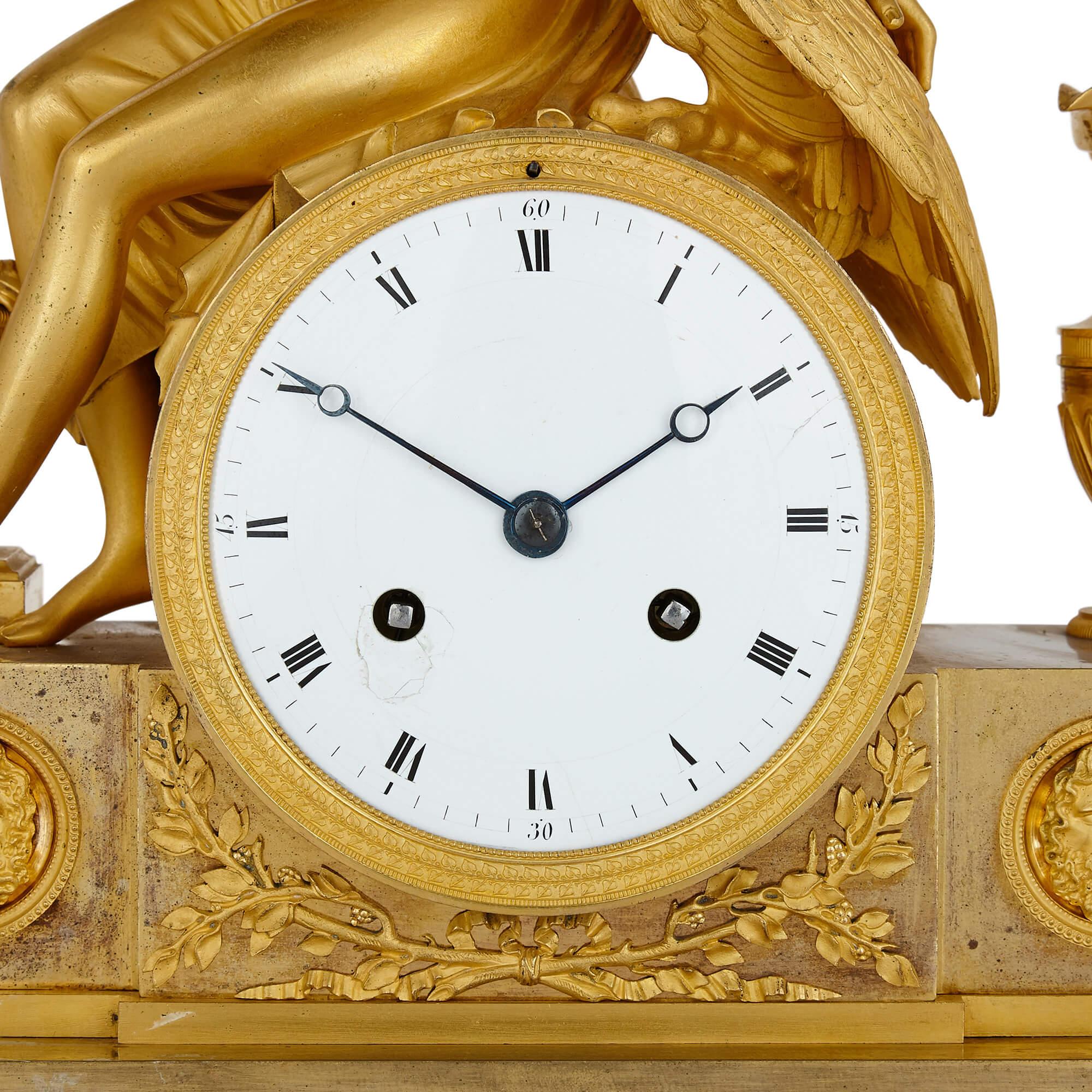 bronze mantel clocks
