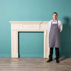 Antique Neoclassical Style Pine Fireplace