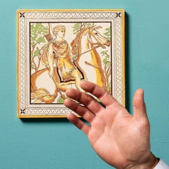 Antique Neoclassical Tile by Minton Hollins