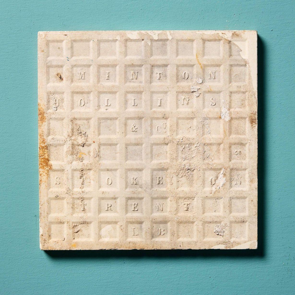 Azulejo neoclásico antiguo de Minton Hollins Inglés en venta