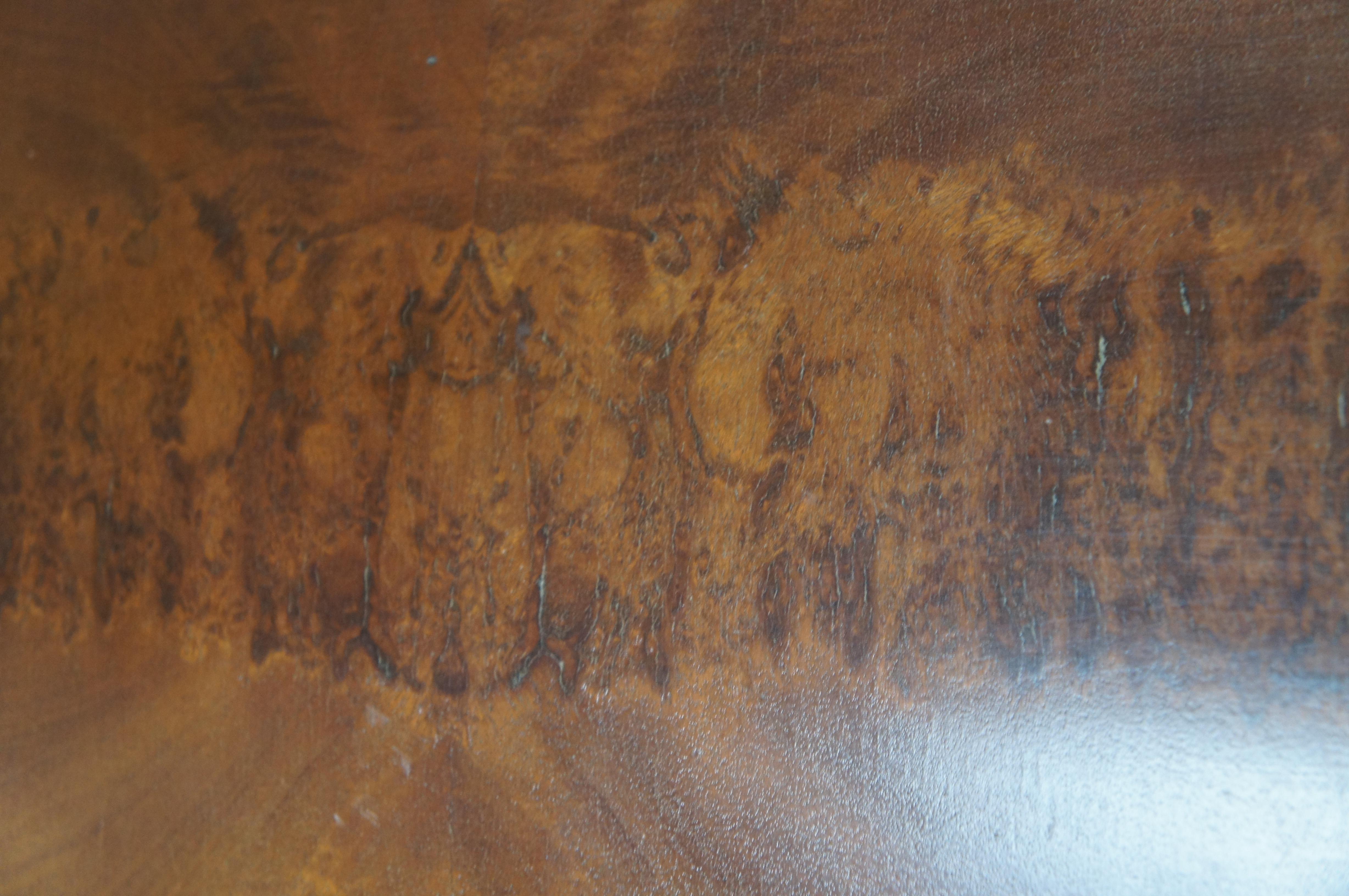 Armario Neoclásico Antiguo Nogal Fresno de Olivo Espejo Armario 86 en venta 5