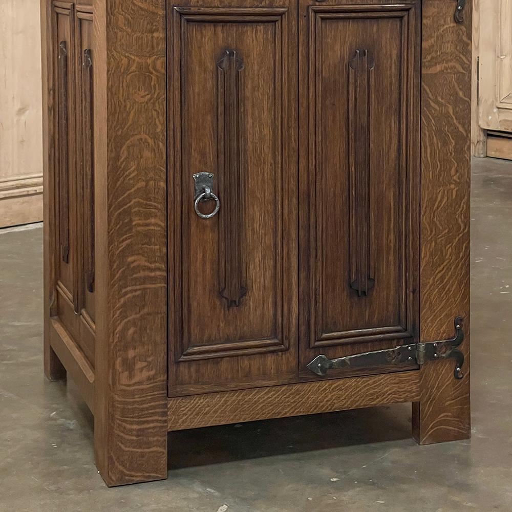 Antique Neogothic Cabinet For Sale 2