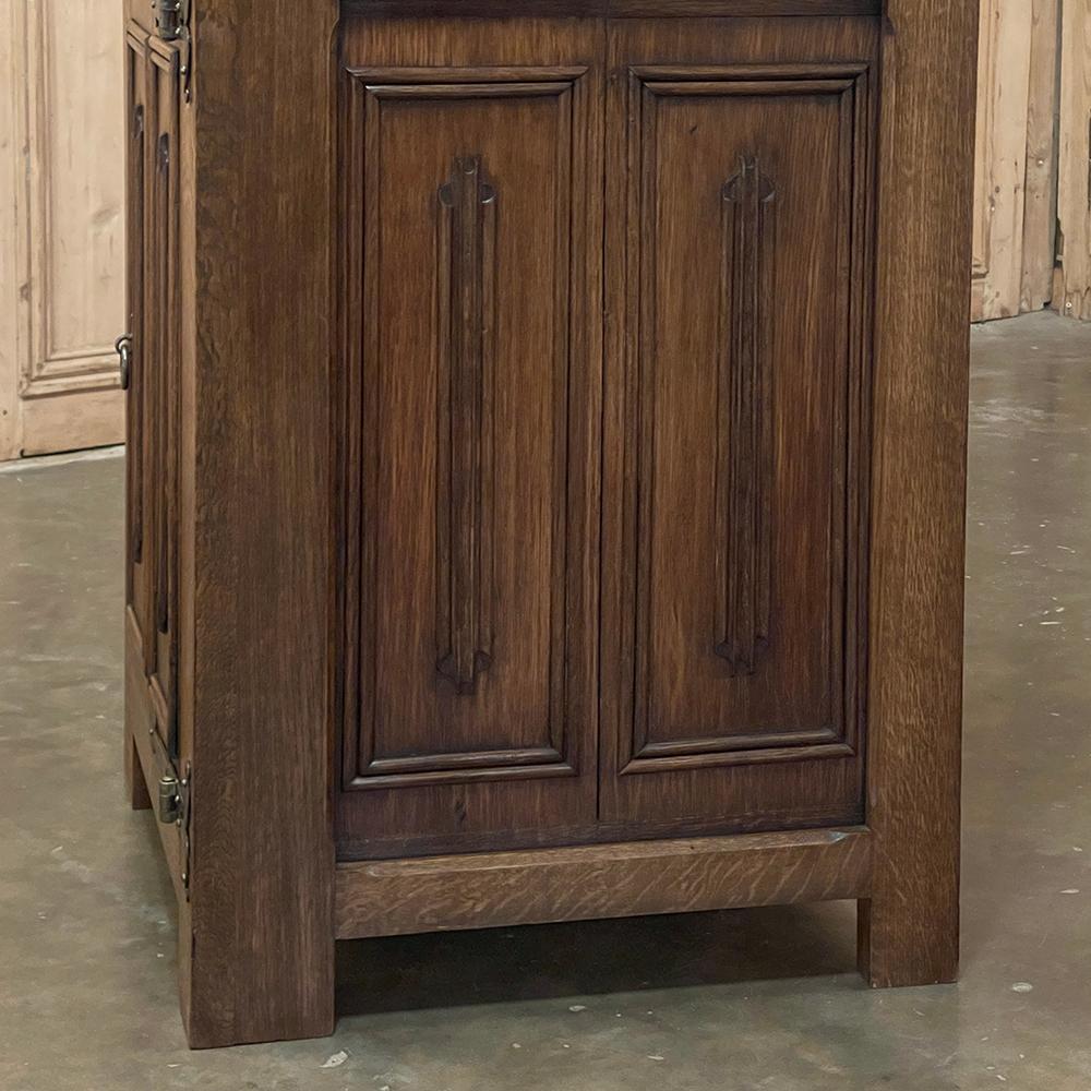 Antique Neogothic Cabinet For Sale 8