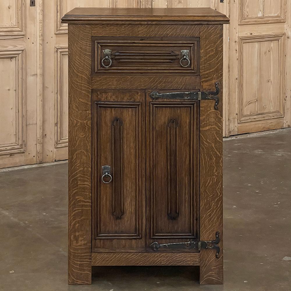 French Antique Neogothic Cabinet For Sale